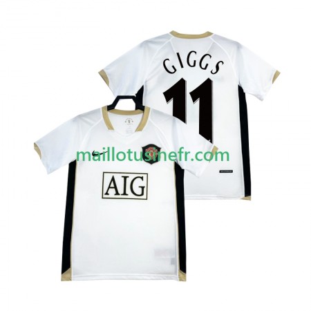 Maillot de Foot Manchester United GIGGS 11 Extérieur Retro 2006-2007
